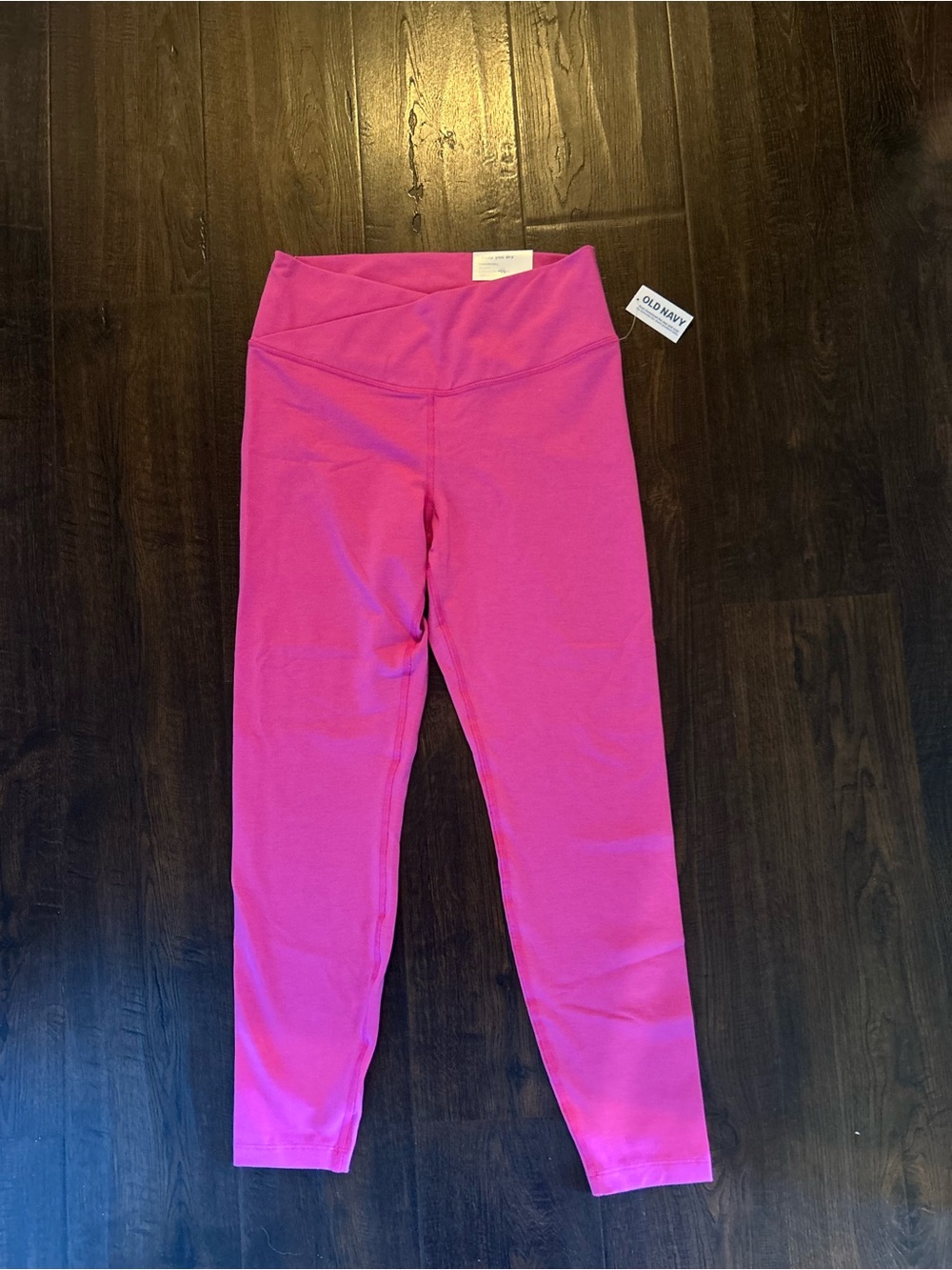 Old Navy Hot Pink High-Waist Stretch Leggings